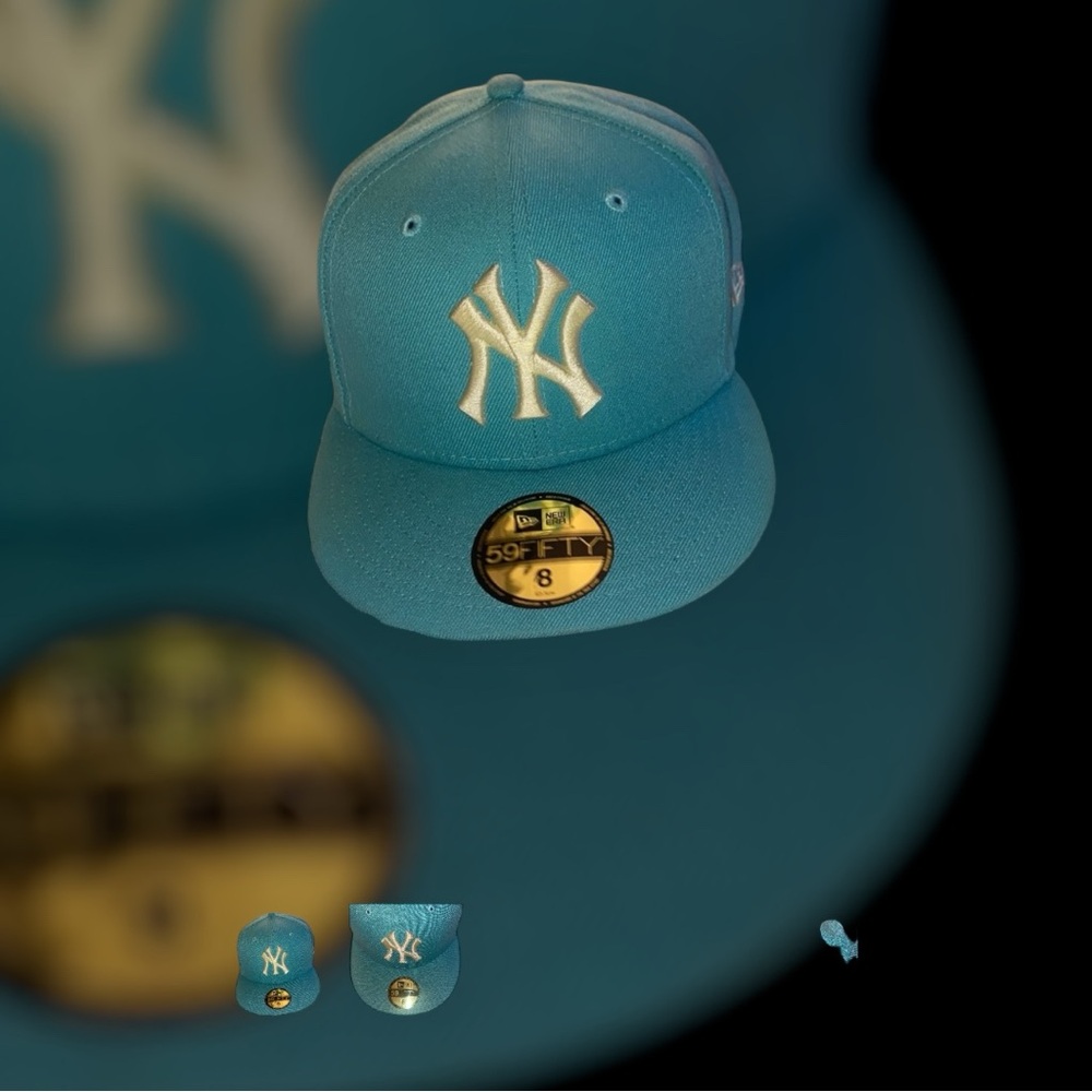 New Era Teal Cap with White Logo